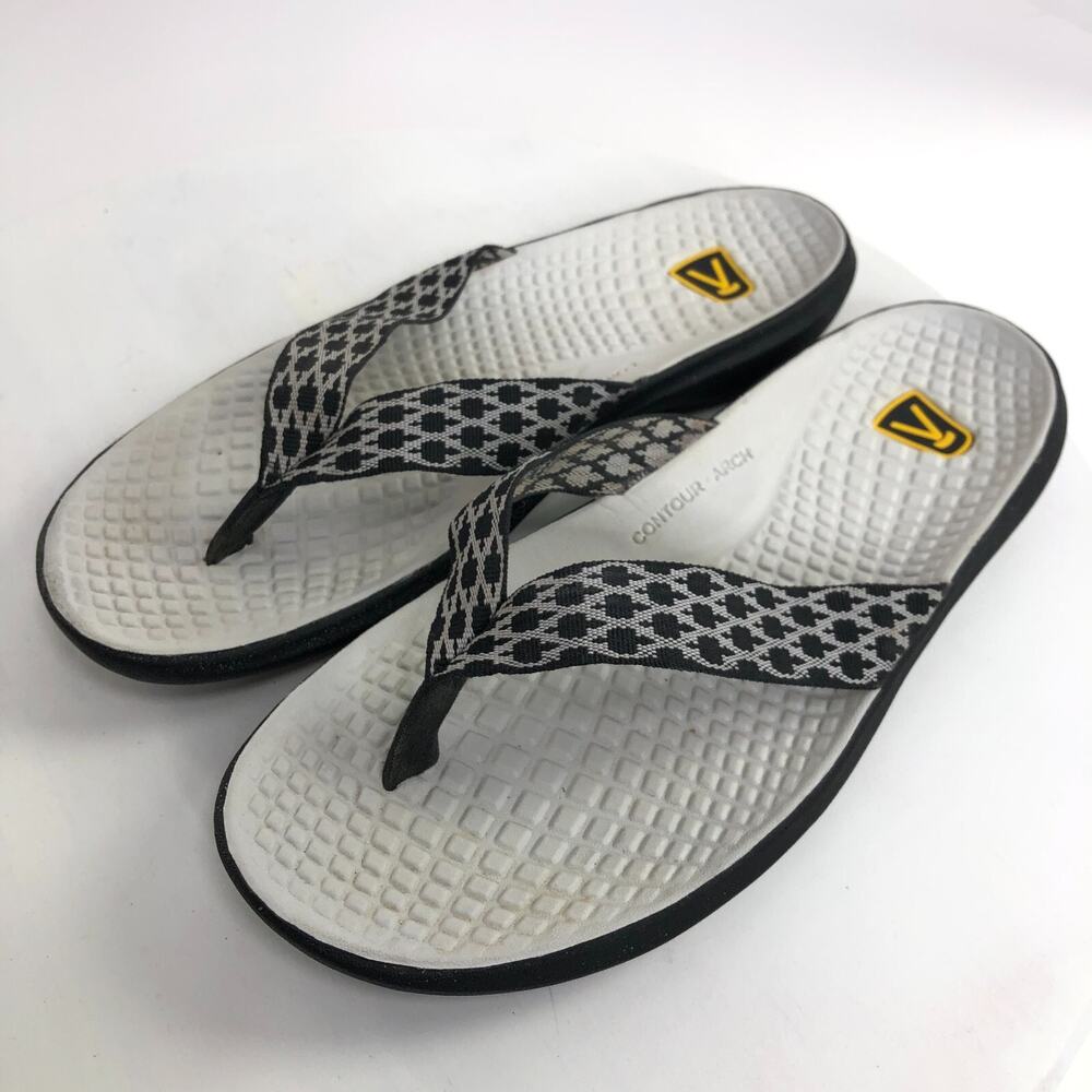 Keen Sandal Women's Size 11 Thong Slide Flat Black Shoe